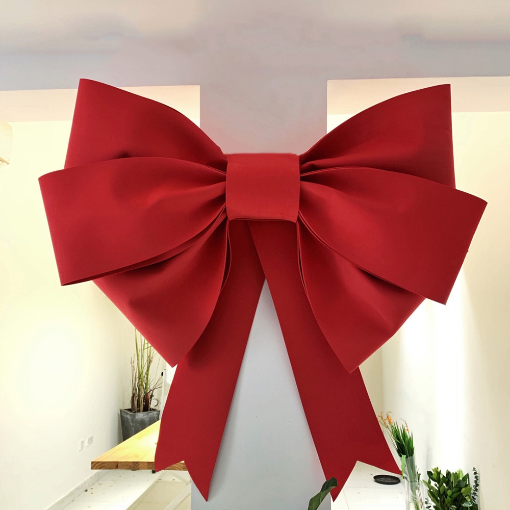 Nơ Bằng Xốp Cỡ Lớn Màu Hồng Dùng Trang Trí Tường diy