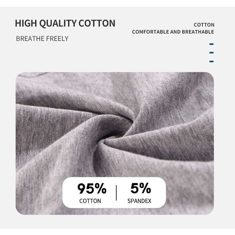 Quần Lót Boxer Cotton Dáng Rộng Thoáng Khí Thời Trang Nam Thể Thao 174
