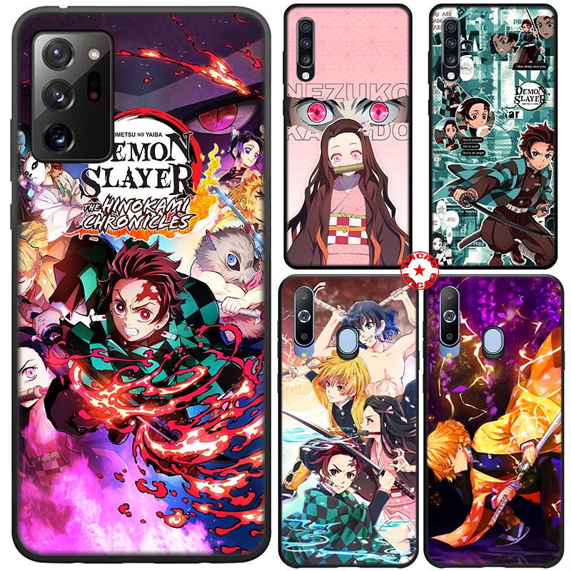 Ốp điện thoại họa tiết Demon Slayer Kimetsu no Yaiba cho SAMSUNG GALAXY F62 M62 A91 A81 A71 A70 A60 A51 A42 A41 M40 A31 UOL39