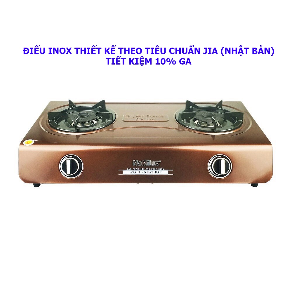 Bếp Ga Bếp Gas Đôi Namilux DL2163APF Mặt Bếp Tráng Men - Hàng Chính Hãng
