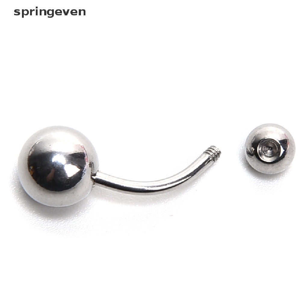 Set 10 / 12 / 15 Khuyên Rốn Thép Không Gỉ Đính Đá Pha Lê