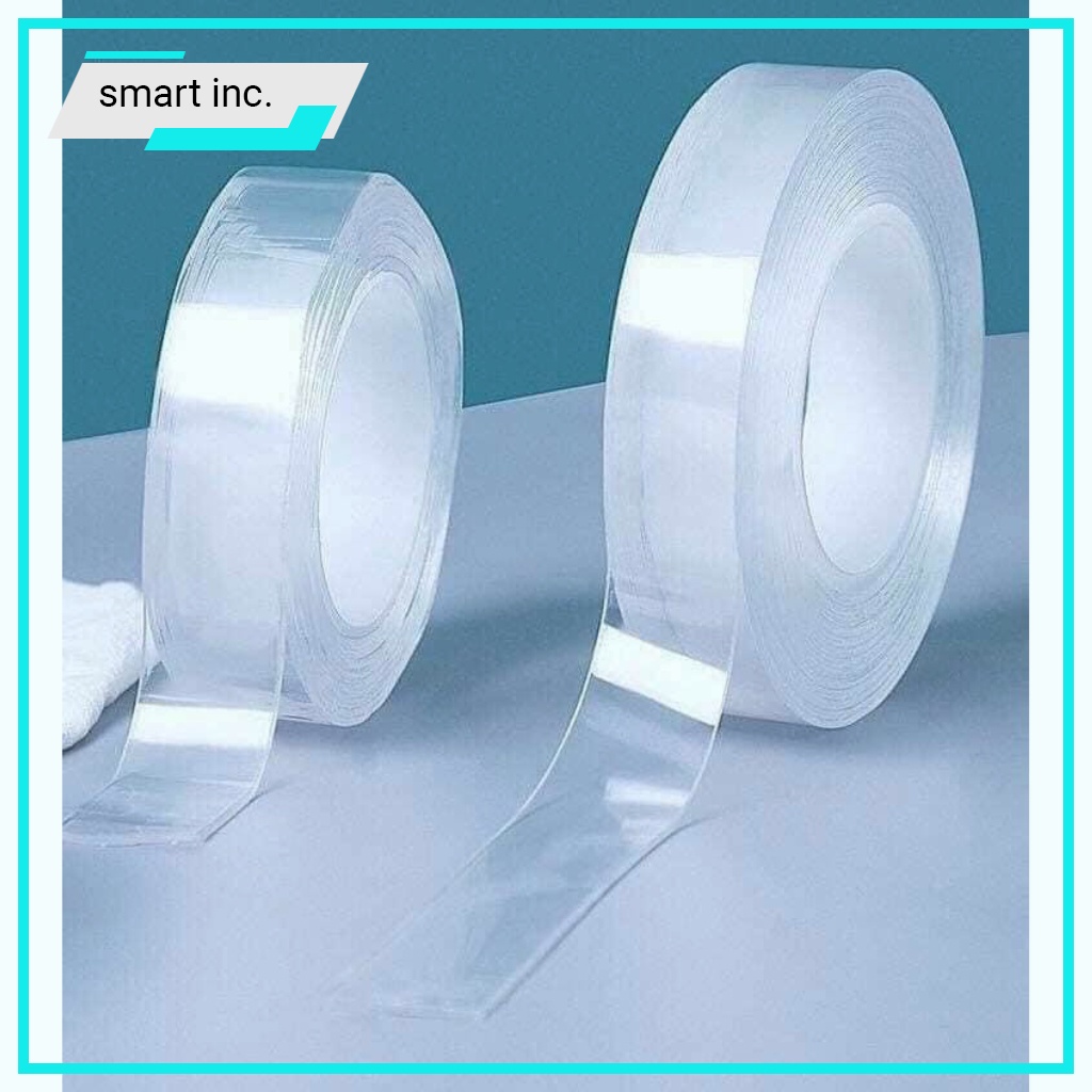 Băng Keo 2 Mặt 3m Silicon Keo Hai Mặt Dán Đồ Chắc Tái Sử Dụng Chịu Lực Nặng Trong Suốt