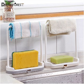Giá đỡ để khăn và xà phòng/bọt biển trong nhà bếp tiện lợi