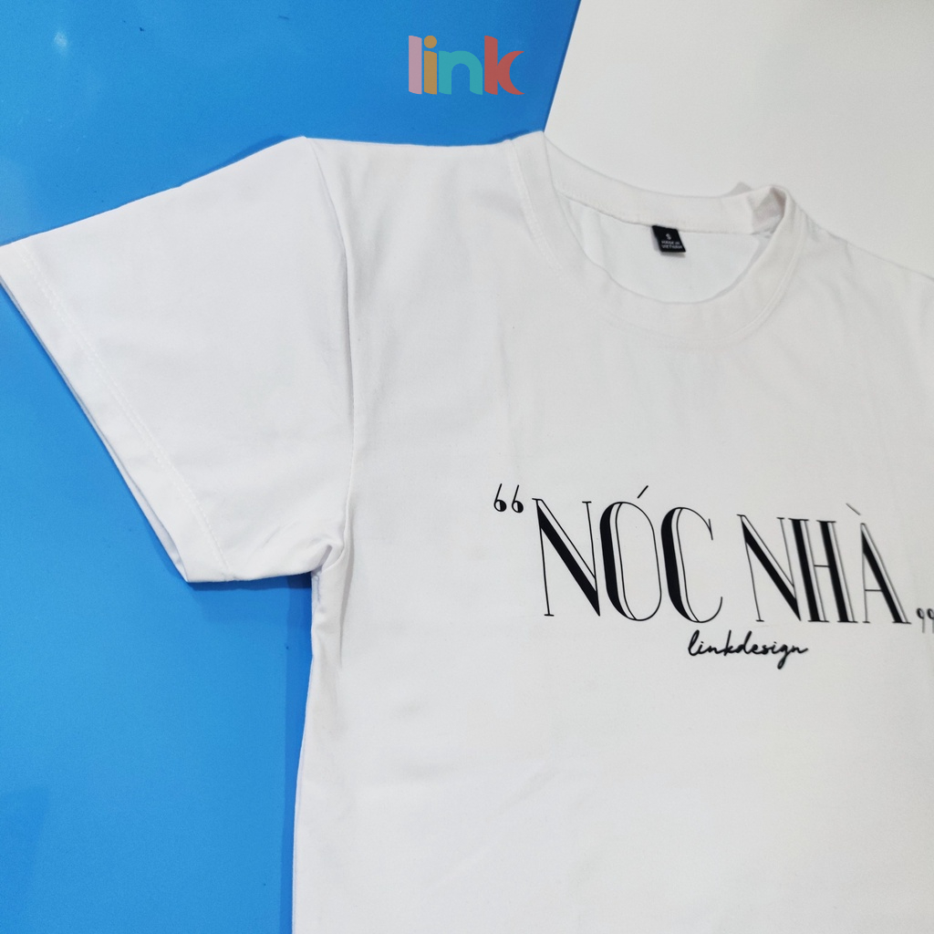 Áo đôi NÓC NHÀ TRỤ CỘT tay ngắn nam nữ