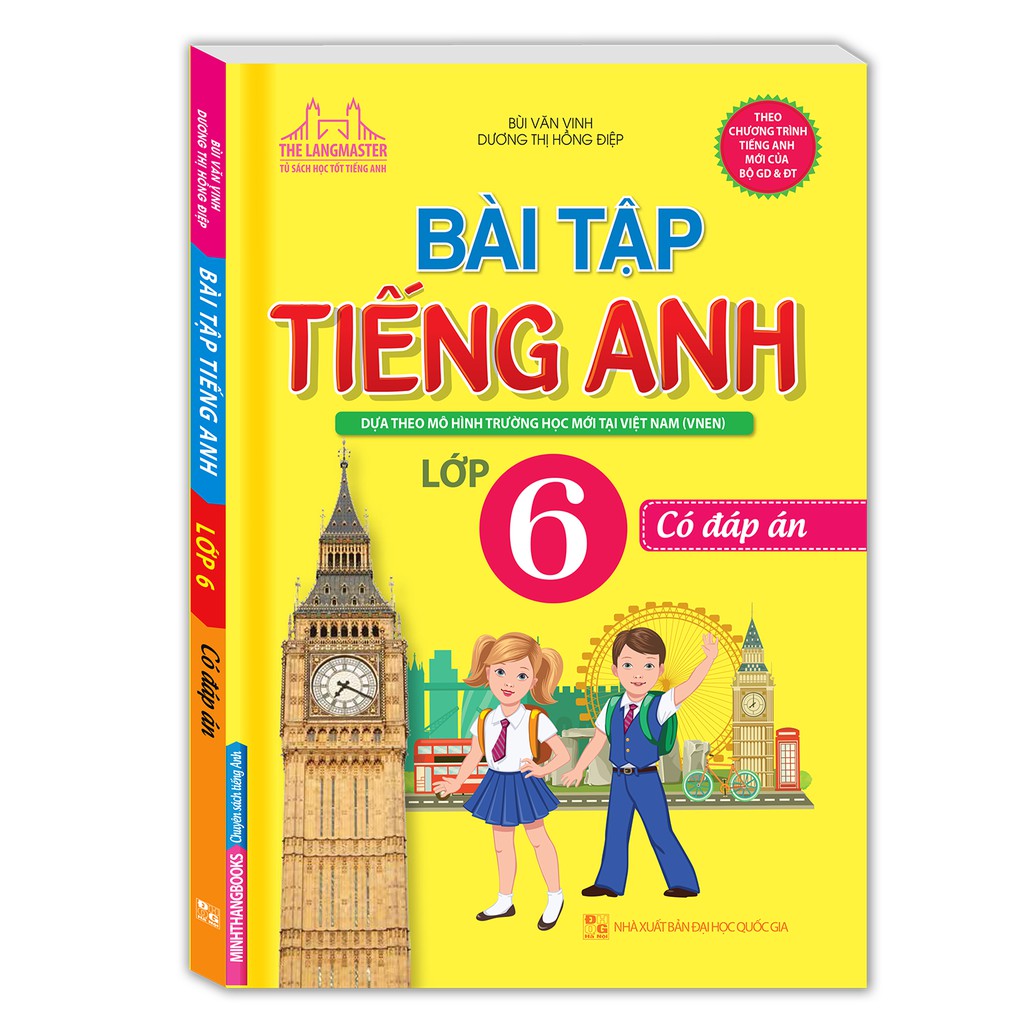 Sách - Bài tập tiếng Anh lớp 6 (Sách màu) (tái bản lần 1)