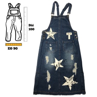 Quần, váy yếm JEANS BIGSIZE eo từ 75-90cm