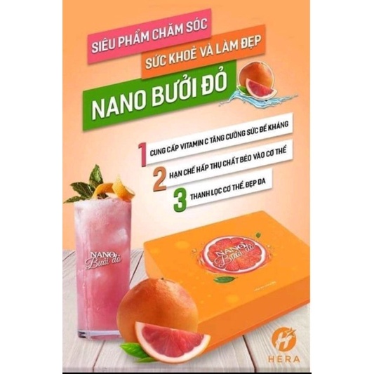 [Chính hãng] Nano Bưởi đỏ Hera - da đẹp, dáng xinh
