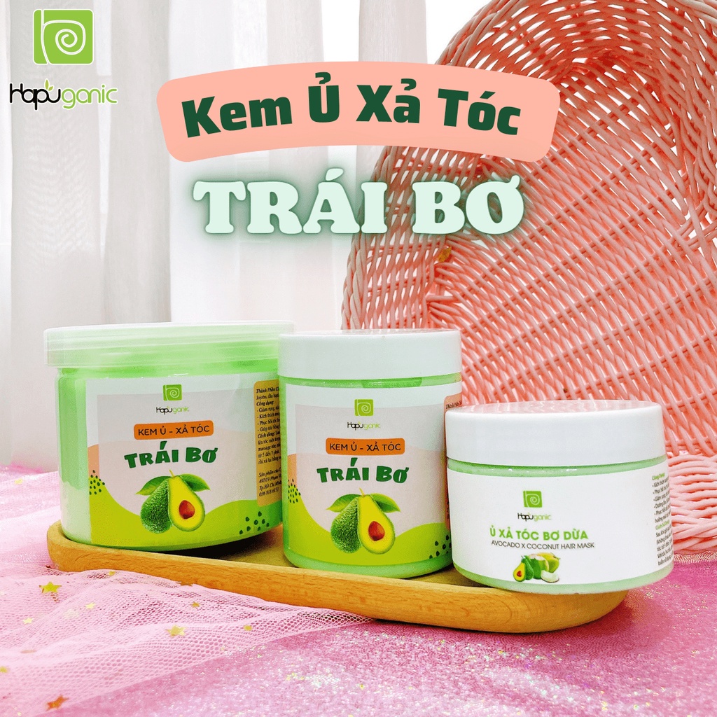 Kem Ủ Xả Tóc Trái Bơ Cao Cấp Hapu Organic Dành Cho Tóc Hư Tổn Và Gãy Rụng