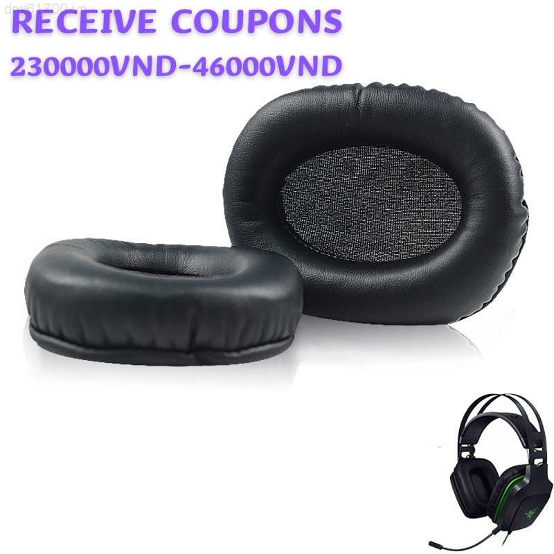 Phù Hợp Đệm Xốp Bọc Đầu Tai Nghe 7.1 Cho Thunder Tooth Whale V2 Razer Electra V2