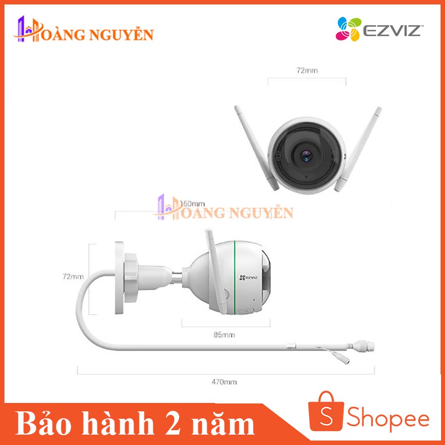 [NHÀ PHÂN PHỐI] Camera IP Wifi Ezviz CS-CV310 C3WN 2Mp Full HD1080P - Camera Wifi Ngoài Trời - Tầm Nhìn Ban Đêm 30m | BigBuy360 - bigbuy360.vn