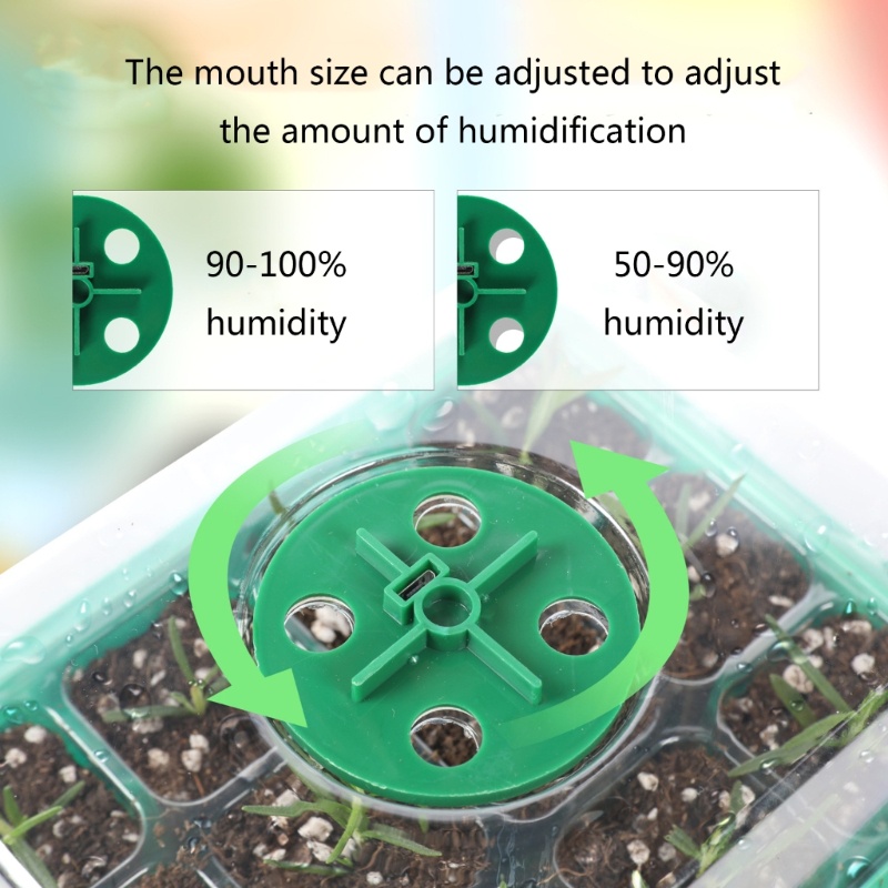 Khay Gieo Hạt Trồng Cây Có Đèn Led Tiện Dụng Cho Sân Vườn