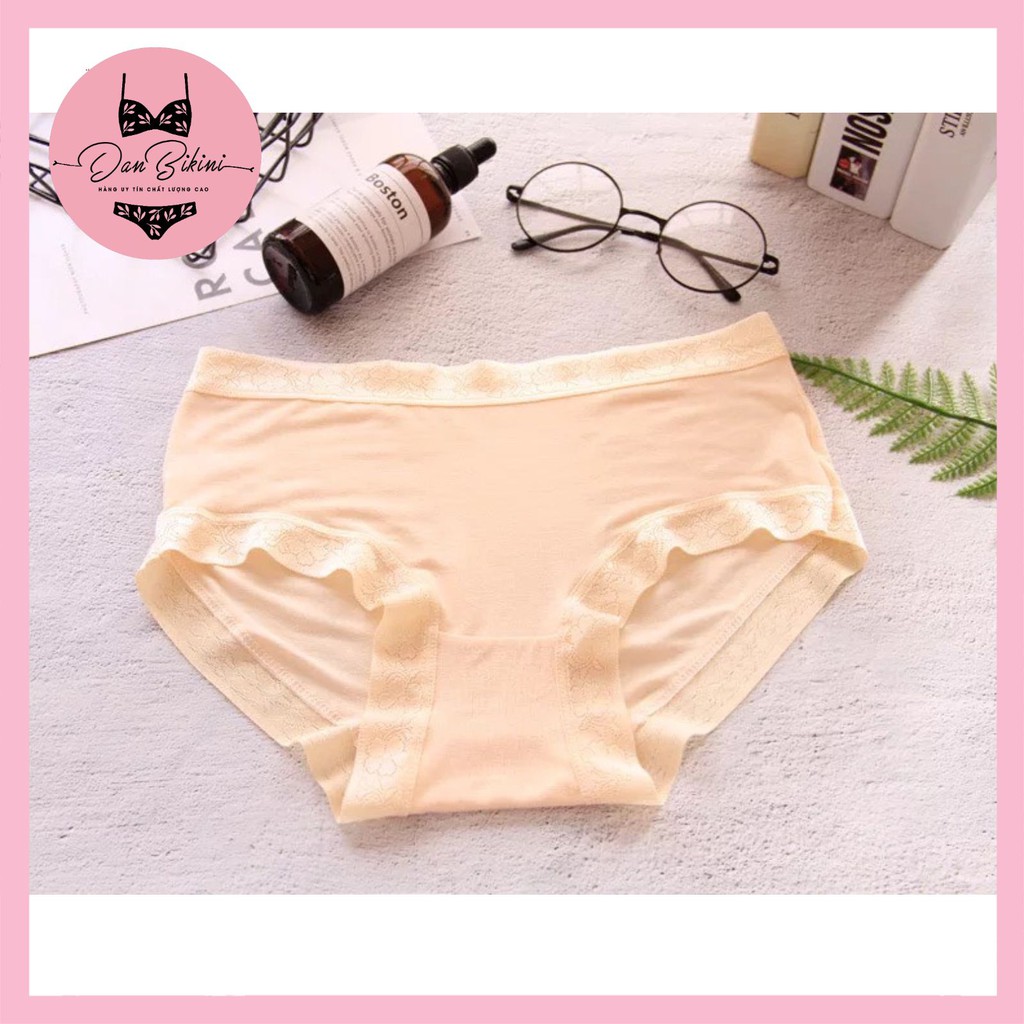 Quần Lót Nữ vải sợ tre viền ren kháng khuẩn mềm mại siêu co giãn thoáng mát mã 3532 | BigBuy360 - bigbuy360.vn