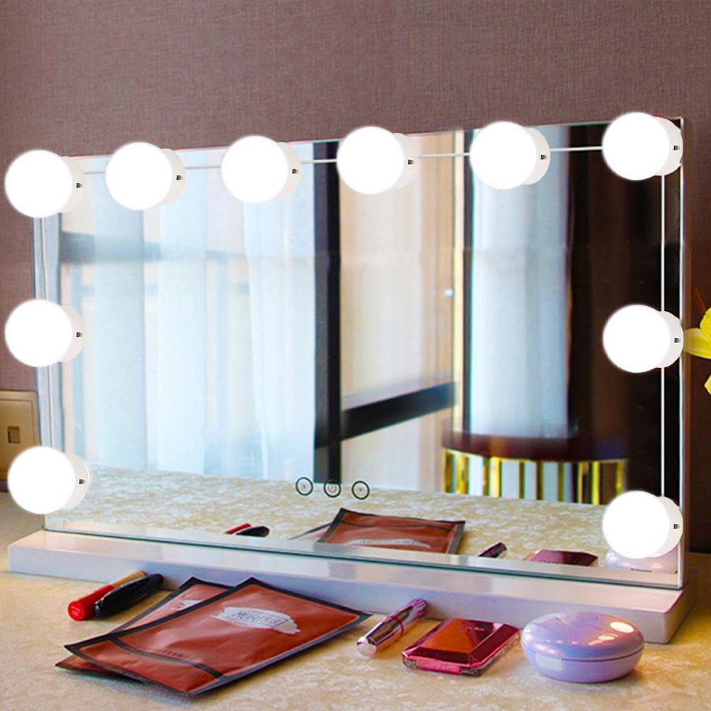 10 bóng đèn LED gắn gương trang điểm