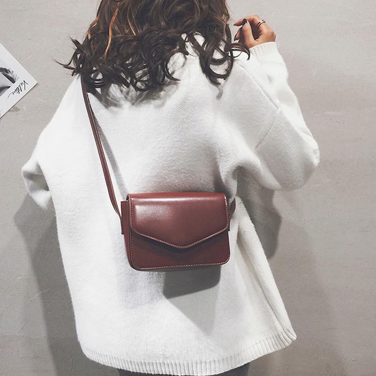 JIUFENG Túi Đeo Chéo Hàn Quốc Vintage Thanh Lịch Dịu Dàng