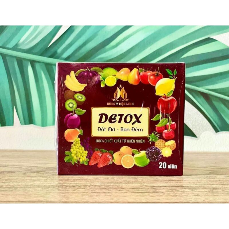 20 viên Detox Mộc Linh X3 ban đêm