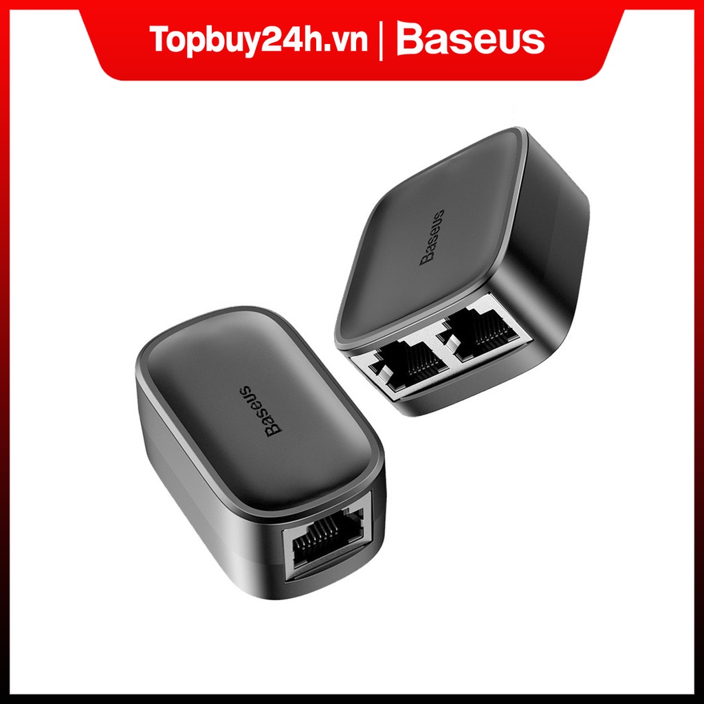 Đầu Chuyển Đổi BASEUS Nối Dây Cáp Mạng RJ45 Ethernet Từ Lỗ Cắm Sang Lỗ Cắm