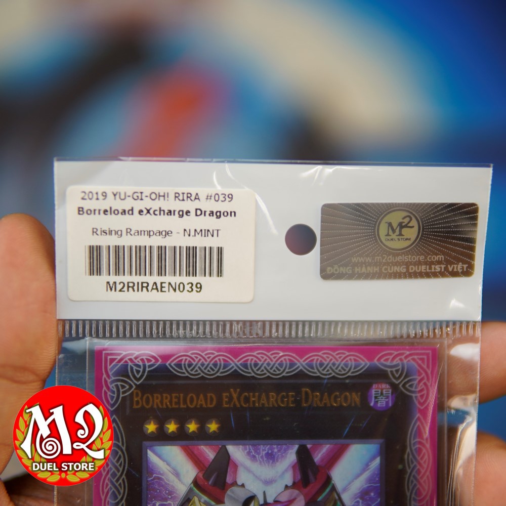 Thẻ bài yugioh Borreload eXcharge Dragon - Ultra Rare - lá bài Collector Pack của M2 DUEL Store