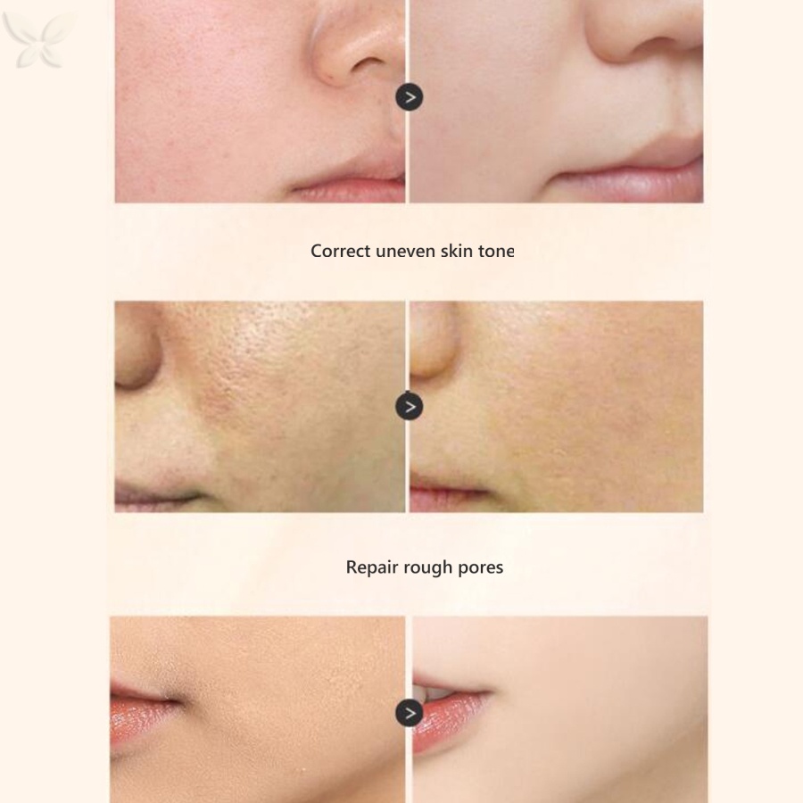 Red Ginseng Bird 's Nest Polypeptide Concealer Liquid Foundation Brightening Oil Control Long Lasting Chống Thấm Nước Full Cover Face Base