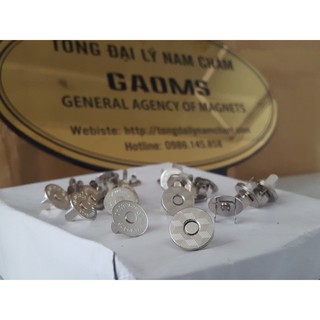 Combo 20 bộ nam châm khuy sổ da. d14mm