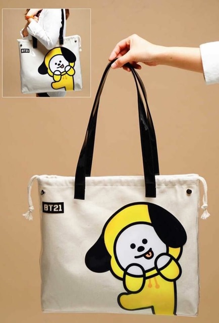 Order- Túi nhựa trong lót vải BT21