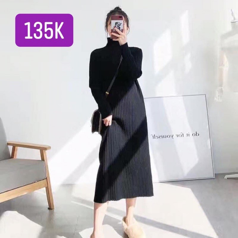 VÁY LEN CỔ CAO SIÊU HOT