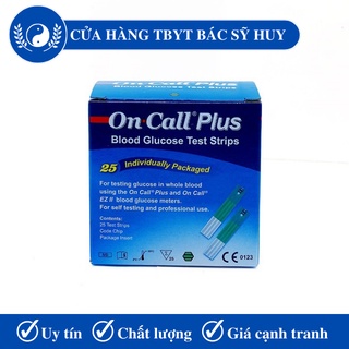 Que thử đường huyết ACON On Call Plus hộp 25 test rời