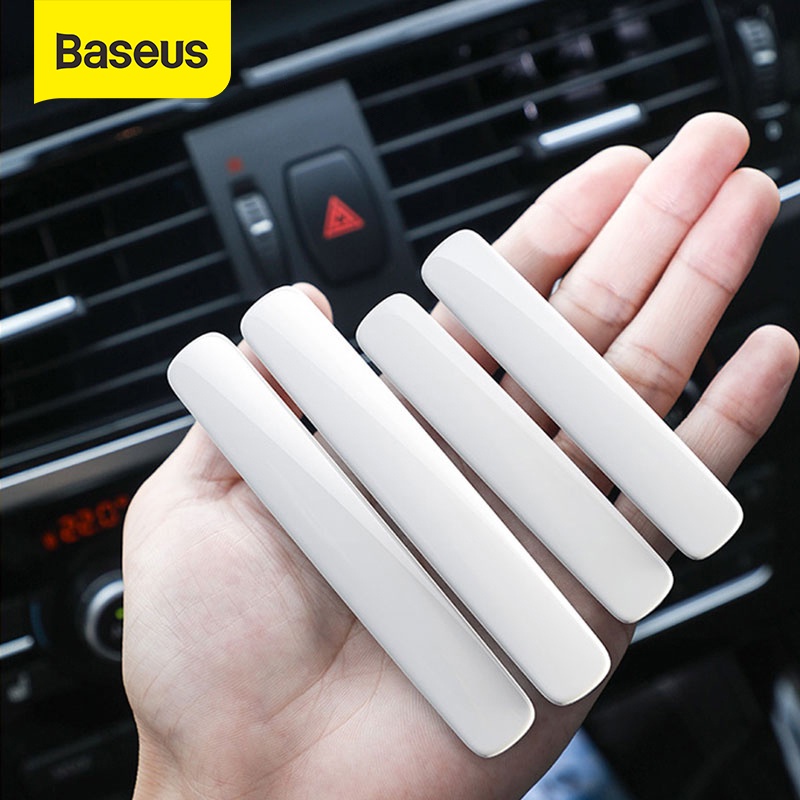 Set 4 Miếng Dán Cao Su Baseus Chống Va Chạm Cho Cửa Xe Ô Tô Giá Đỡ