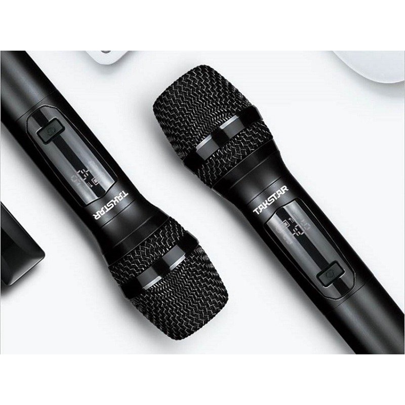 Micro Hát Karaoke Takstar TS-K201 Không Dây Độ Nhạy Cao, Chống Nhiễu, Khoảng Cách Xa, Chính Hãng Cao Cấp Bảo Hành 1 Năm