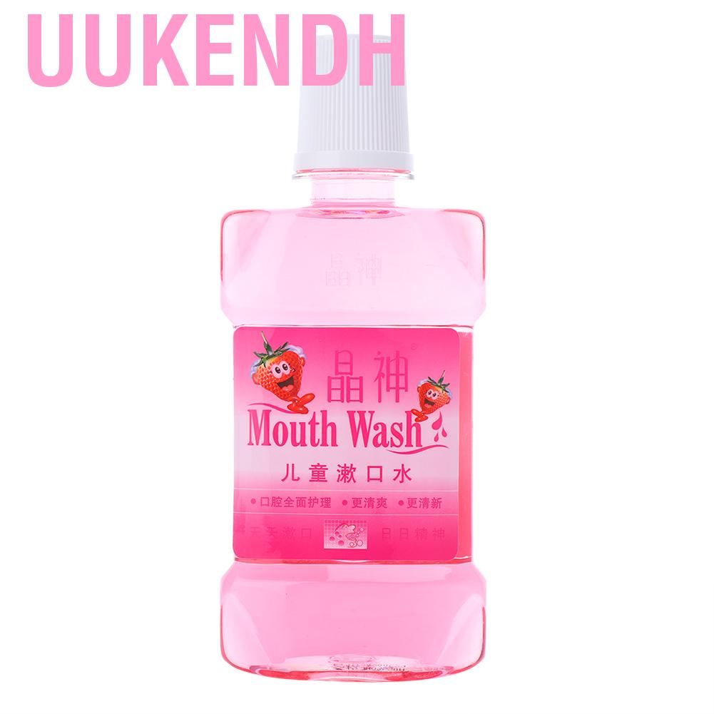 Uukendh 210ML Portable Fruit Flavour Children Mouthwash Anti-caries Bad Breath Removal Kids Oral Care