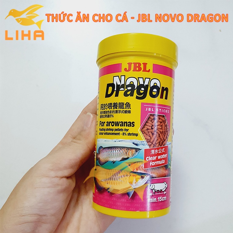 JBL Novo Dragon 100gr | Thức ăn khô cho cá Rồng