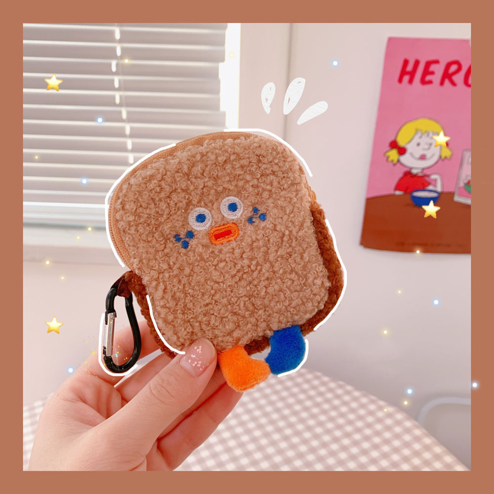 Túi Đựng Tai Nghe Hình Bánh Mì Xinh Xắn