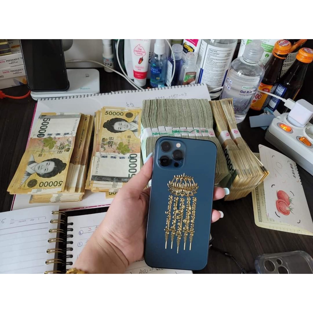 Miếng dán HỒ LY /  5 dòng kinh may mắn Thái Lan