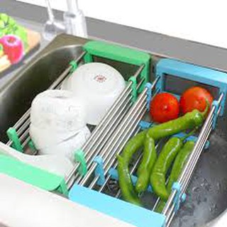Giá inox gác bồn rửa bát