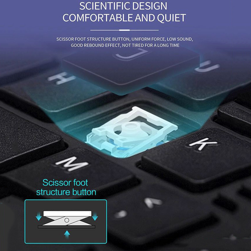 Bàn Phím Bluetooth Không Dây Cho Windows / Android / máy tính bảng hãng táo/ Laptop