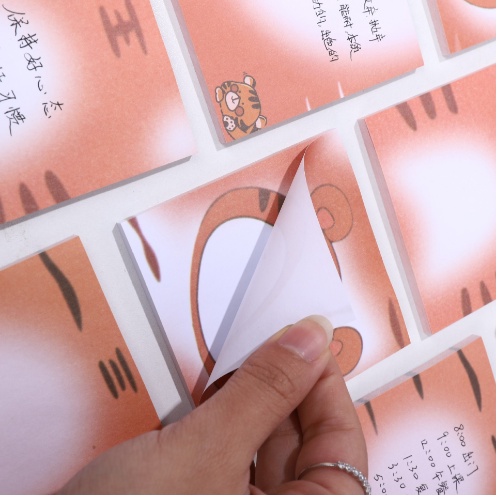 [Bán Sỉ] Giấy Dán Ghi Chú Họa Tiết Hổ Hoạt Hình Sáng Tạo Dễ Thương Cho Học Sinh / Văn Phòng Bán Sỉ