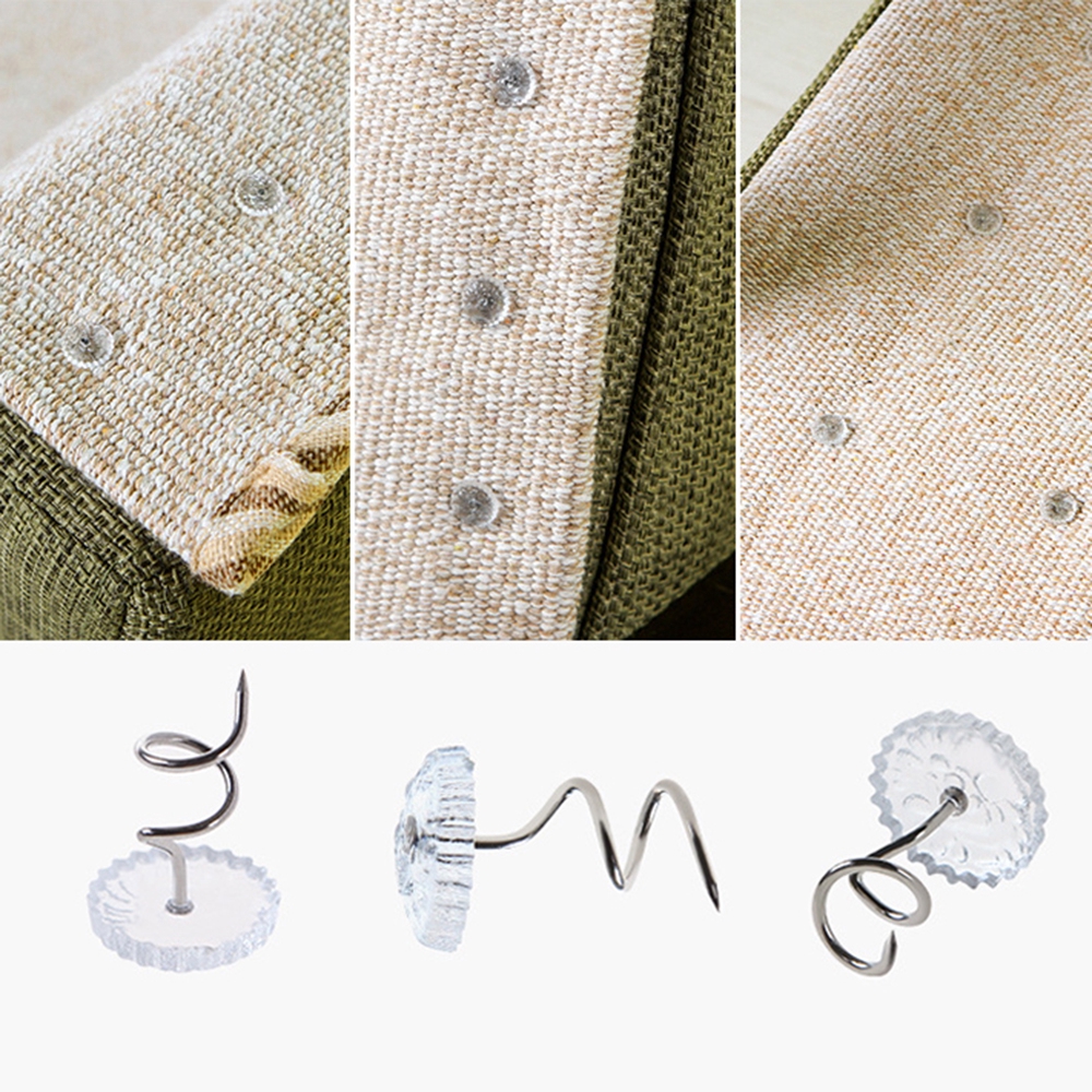 QQMALL Anti-slip Rotates Pincushions Twisted Fixes Sofa Clip