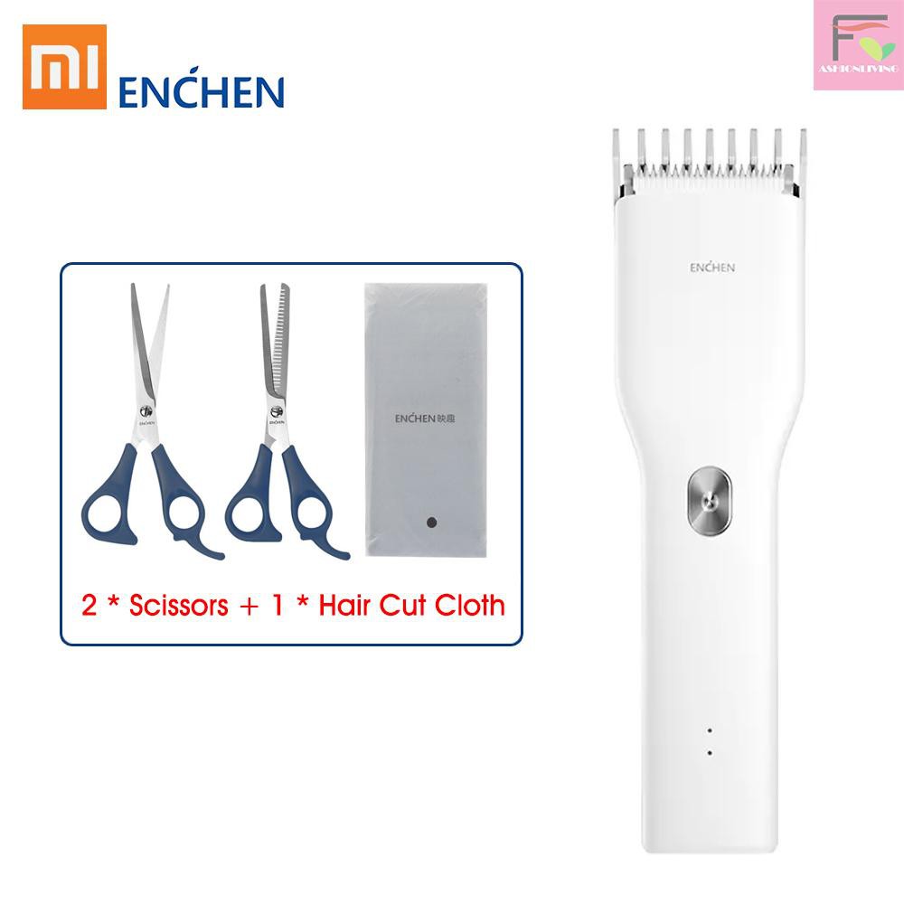 Tông đơ cắt tóc Xiaomi ENHCEN hai tốc độ chất liệu gốm nano sạc USB tiện lợi