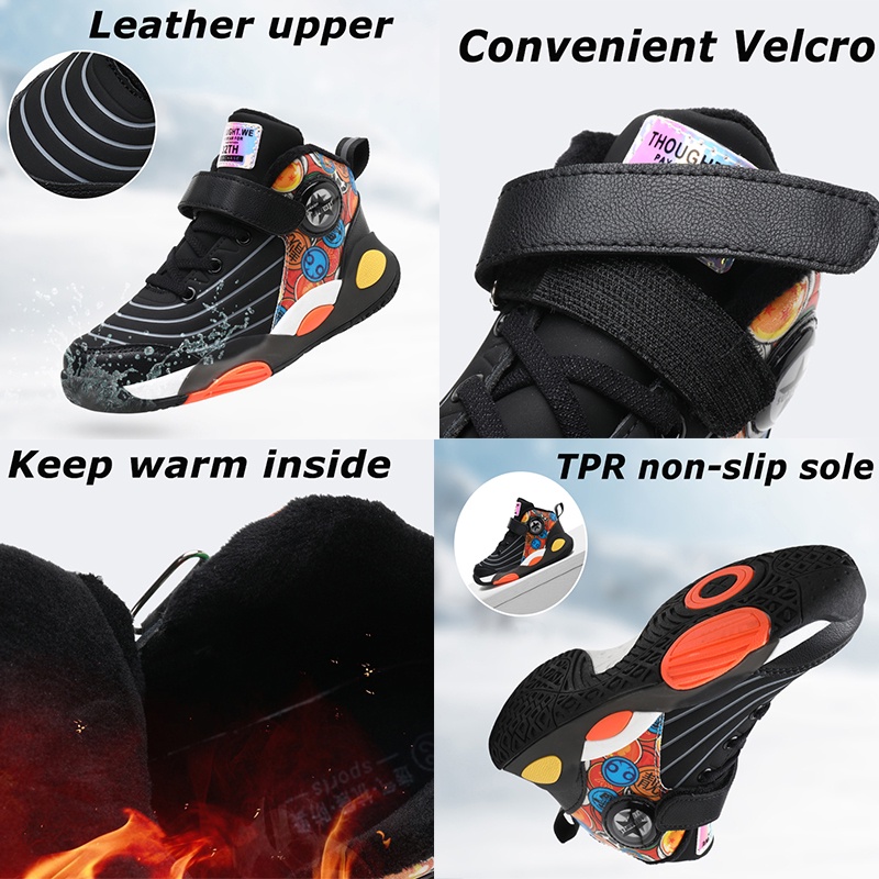 Đôi giày thể thao thời trang thu đông sành điệu cho bé trai 2021