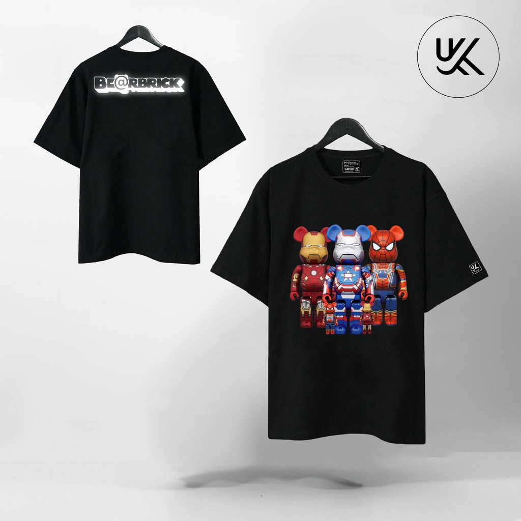 Áo Thun Tay Lỡ BearBrick, Áo phông unisex Form rộng Oversize, chất liệu Cotton. KKIMSHOP