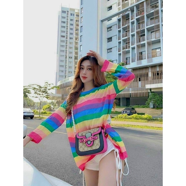 Áo len giấy 7 màu