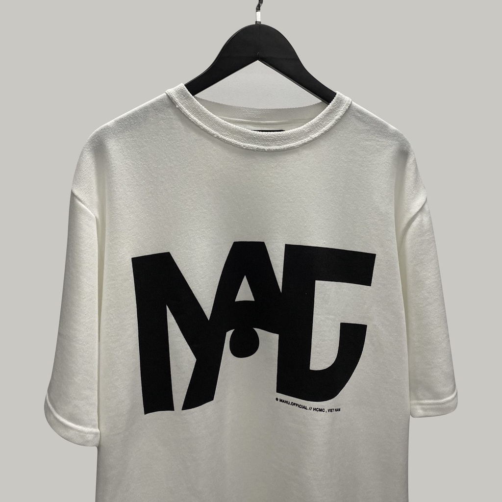 MAHU - ÁO PHÔNG / ÁO THUN OVERSIZE TAY NGẮN IN LOGO MAHU CHÍNH HÃNG