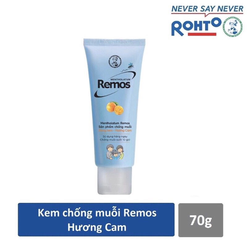 Kem chống muỗi REMOS 70g 3 mùi hương