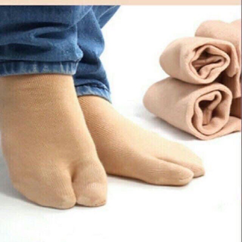 Tất Sỏ Ngón Cotton GVG Dày Dặn Chất Cực Tốt chất đẹp, thoáng hút mồ hôi -Tất cổ cao nữ nam trơn chất vải mềm dày