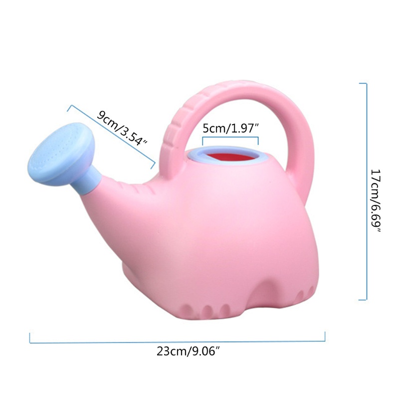 Bình tưới nước hình chú voi dễ thương siêu nhẹ 0.4 gallon có đầu vòi hoa sen