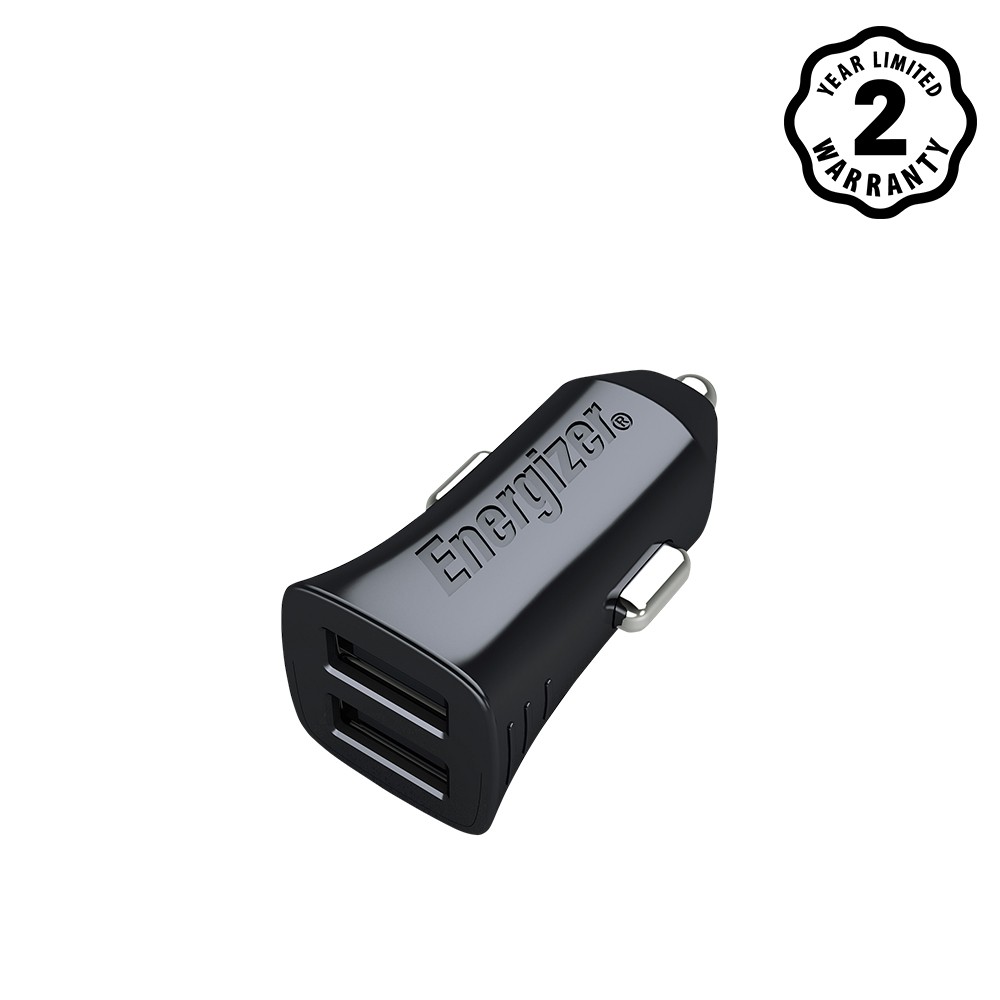 Sạc Ô Tô Energizer 2.4A 2USB - DCA2BHBK3