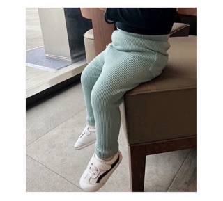 Quần thun gân len tăm cho bé