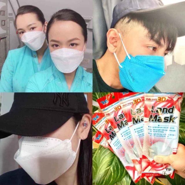 Khẩu trang land mask xuất Hàn màu trắng | BigBuy360 - bigbuy360.vn