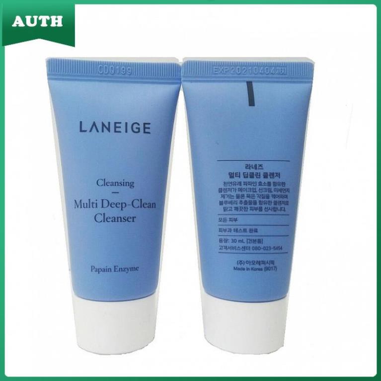 [Nhập Mã KEMCGA Giảm 10k ] Sữa rửa mặt Laneige MINI 30ML