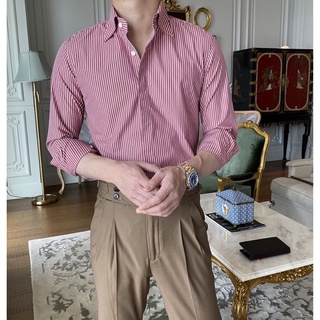 Áo Sơ Mi Cổ Cao Spread Collar