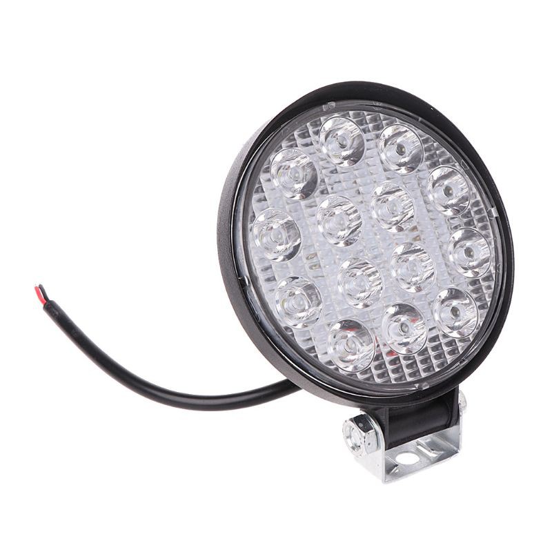 Đèn Pha Led Hình Tròn 42w 6500k 12v 24v Chuyên Dụng Cho Xe Hơi / Xe Tải